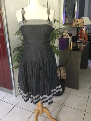 Robe en jean denim KAREN MILLEN taille 38 neuve 345€ - Photo 1/4