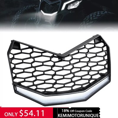 KEMIMOTO Upgrade LED Front Grille Light for Can-Am Maverick X3 MAX 2017-2025