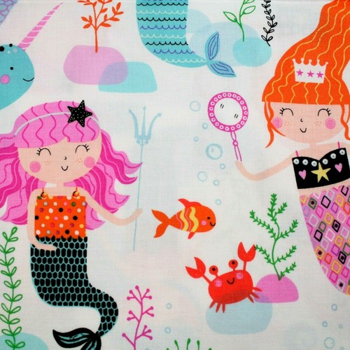 Mermaids Hobby Lobby Cotton Quilting Dress Craft Fabric eBay