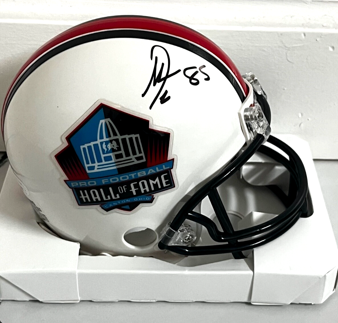 Antonio Gates Autographed Signed San Diego Chargers Hall of Fame Mini Helmet Auto - JSA COA 