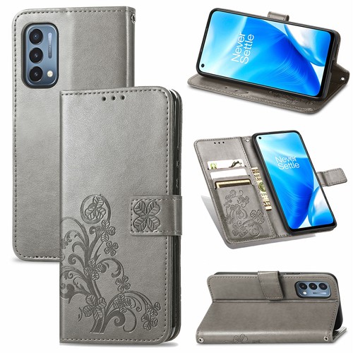 For Oneplus Nord N10 N100 N200 Embossed Leather Flip Holder Wallet Phone Case - Photo 33 sur 62