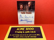 Rittenhouse Twin Peaks Archives DUAL AUTOGRAPH Card BERNARD RENAULT JOEY PAULSON