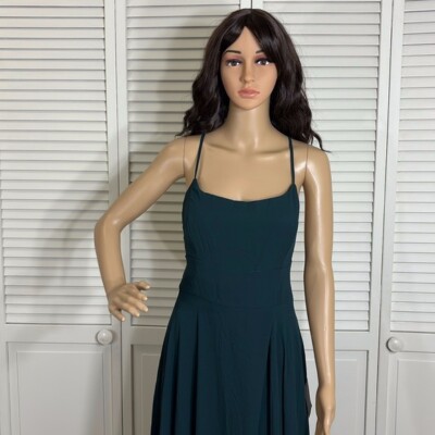 NWT Lulu's Dreamy Romance Forest Green Backless Maxi Bridesmaid Dress Large | eBay NWT Lulu's Dreamy Romance Forest Green Backless Maxi Bridesmaid Dress Large | eBay