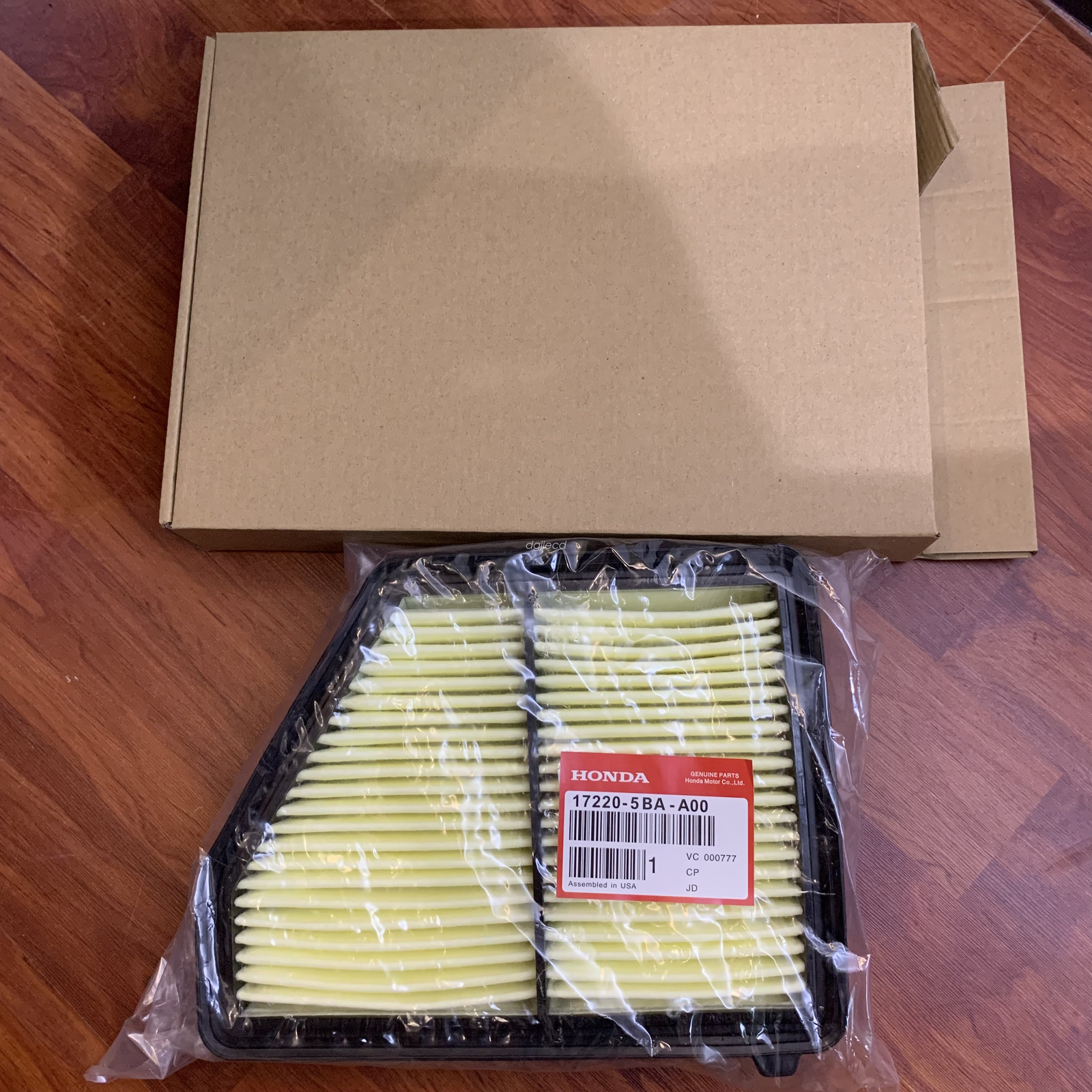 Genuine For 20162018 Honda Civic 2.0L nonTurbo Engine Air Filter 17220