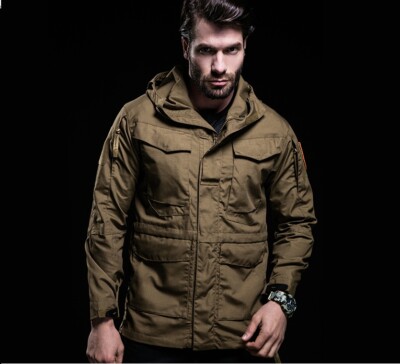 Gute Qualität Braune Jacke TAD TAN L Style Versand 24/48h