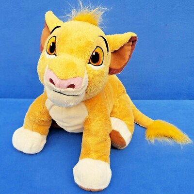 DISNEY LÖWE SIMBA STOFFTIER 35 CM DISNEY STORE LONDON LION LEON KUSCHELTIER