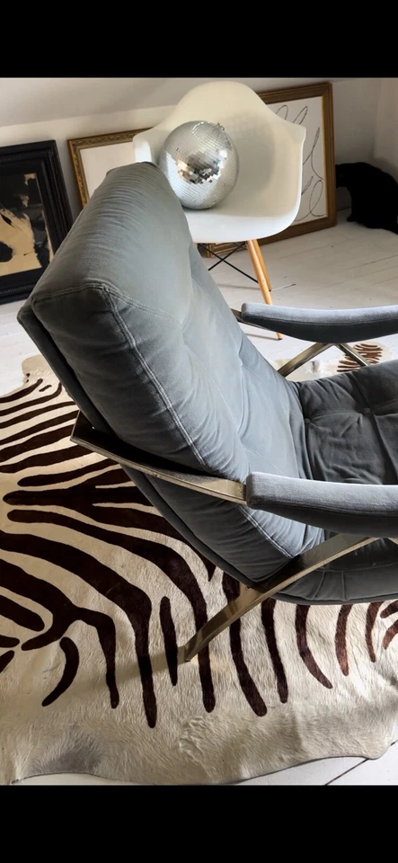 Sillón moderno de mediados de siglo de principios de 1980 de Carsons Of High Point N.C. Foto 4 de 4