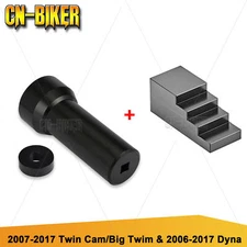 Mainshaft Sprocket Wrench Tool + Primary Drive Lock Set For Harley Twin Cam Dyna