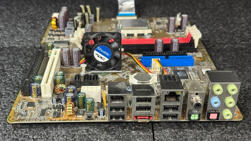 Shuttle Fn 27 V1.3 S5077 DDR2 miniATX Socket AM2 w/ Athlon 64 x2 AD03800IAA5CU - Afbeelding 5 van 7