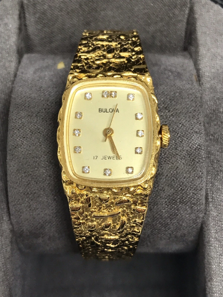 Bulova vintage 2025 gold watch