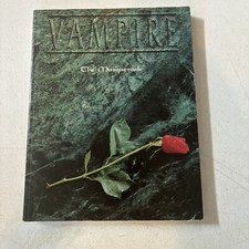 Vintage VAMPIRE THE MASQUERADE RULEBOOK WHITE...