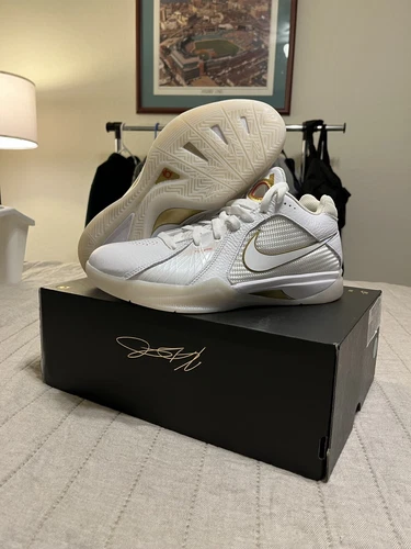 NEW Nike Zoom KD 3 III Summit White Gold  DZ3009-100 Mens 8 No Lid