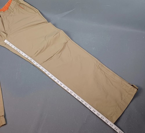 Gap Mens Cargo Pants 34x34 Khaki Flat Front Zip Ankles Pockets Hiking Outdoor - 第 9/18 張圖片