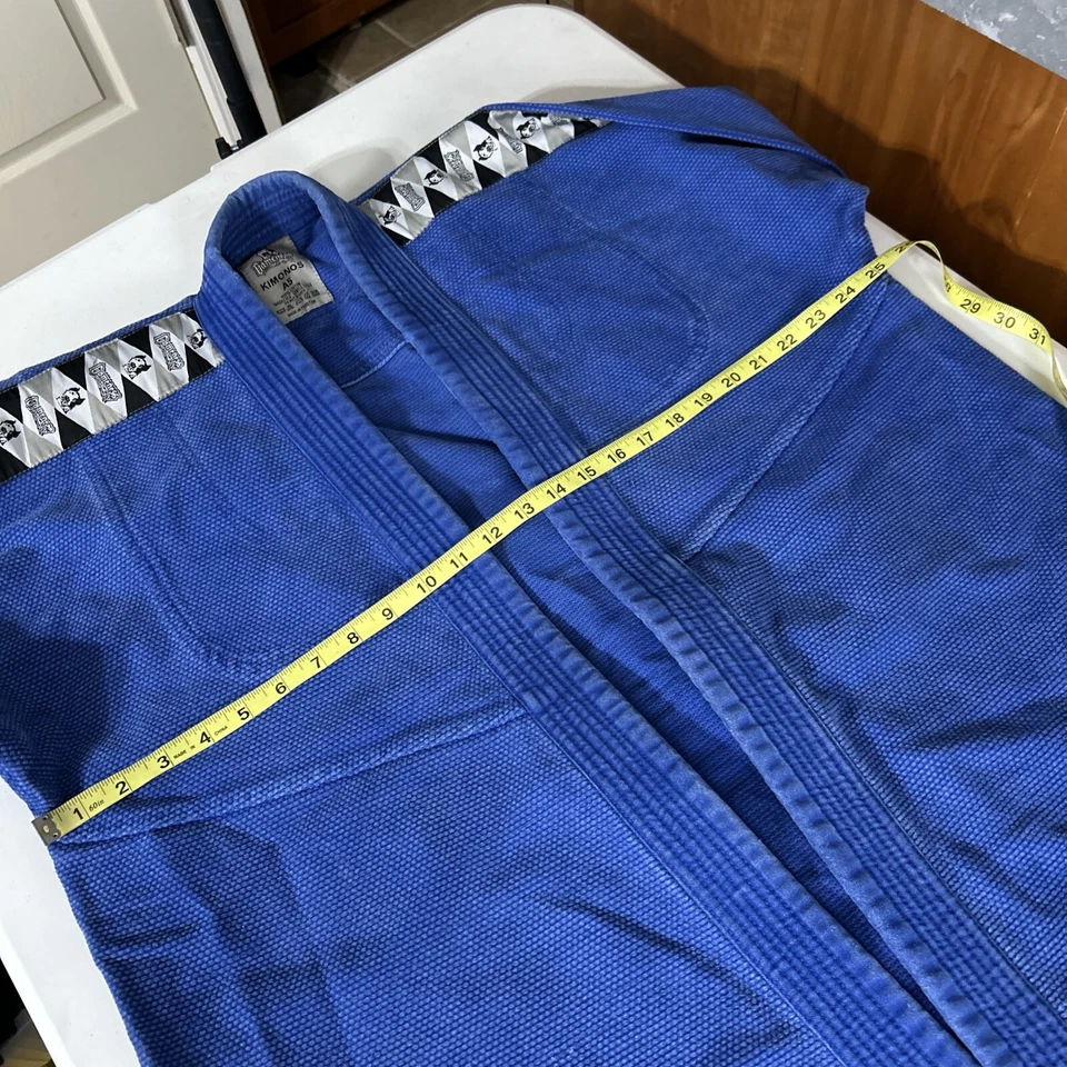 Kimonos A5 Gamesess Jiu Jitsu Azul Foto 3 de 4