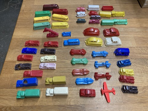 Konvolut alte Cracker Jack Autos, Züge, Wagen und mehr