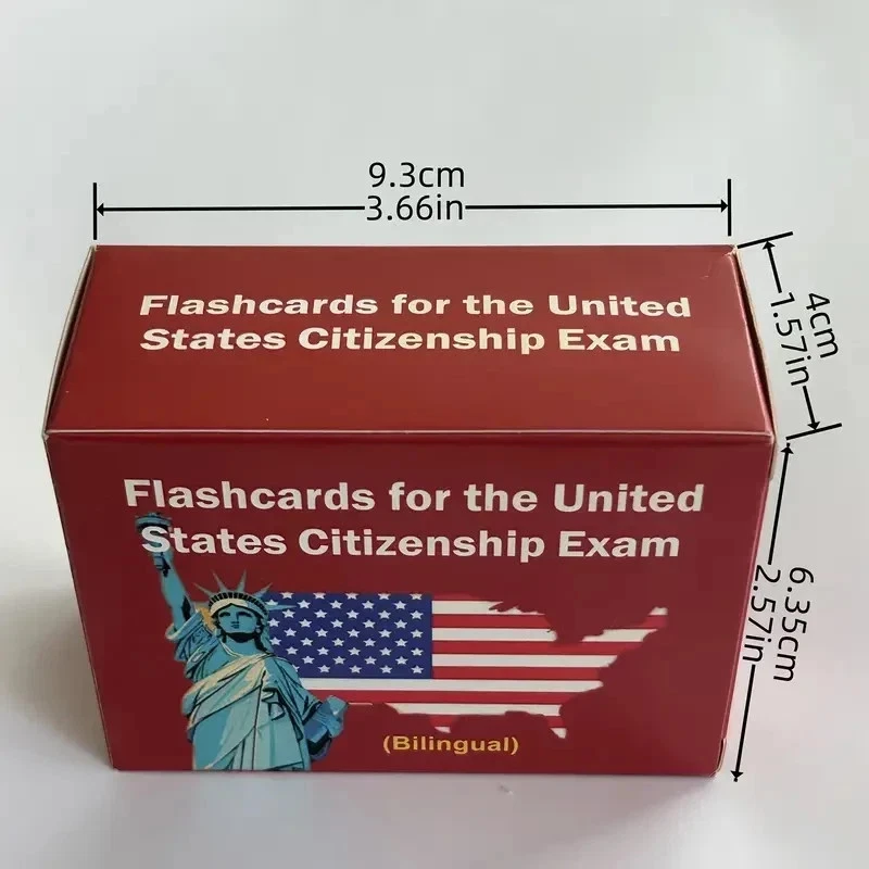US Citizenship Flash Cards 2025, Naturalization Study Guide English Spanish Test - Image 2 of 4