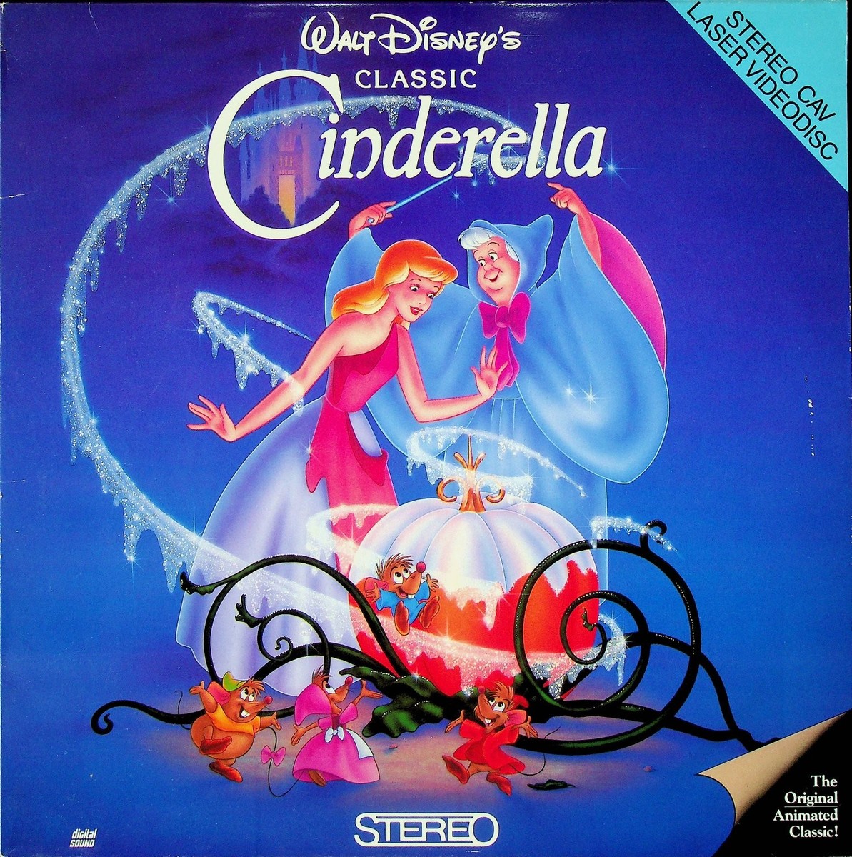 Cinderella LaserDisc 1989 Animated Musical Family CAV Disney | eBay