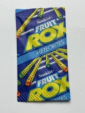 1990’s Sunkist FRUIT ROX METEORITES Fruit Snack Wrapper Vintage