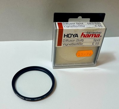 Hama Hoya Diffusor Spot (Soft) 55mm  (2) Effekt Vignettierfilter Filter - OVP