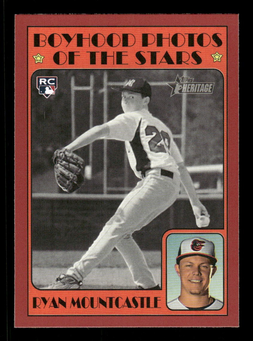 2021 Topps Heritage #149 Ryan Mountcastle Red Rookie Baltimore Orioles