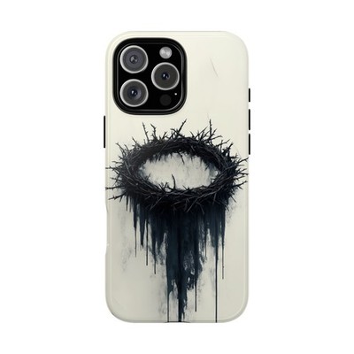 Phone Ink - Case for iPhone/Galaxy/Pixel - Crown of Thorns Ink Drip Art