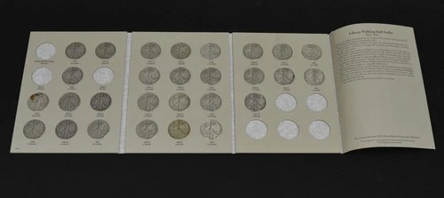 1937 - 1947  Walking Liberty - (VF-XF) Partial set - 28 coins $14.00 Face Value