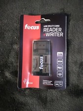 Focus USB 2.0 Multi Card Reader  Writer PC/Mac - Brand New