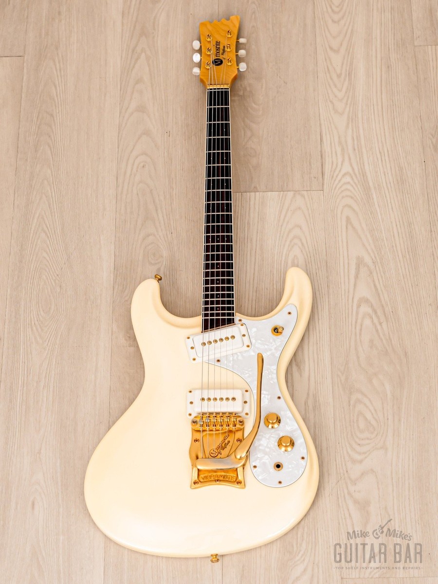 2000s Mosrite Ventures Model Super Custom '65 Pearl White w/ Gold