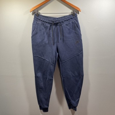 Nike Tech Fleece Jogger Pants Mens Medium Tapered Fit Navy Blue CU4495-410