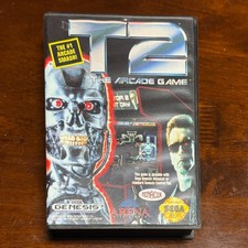 T2 The Arcade Game Sega Genesis CIB booklet