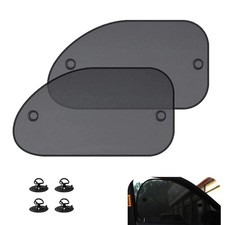 2 PCS Car Side Window Sun Shade, Sun Protection Breathable Mesh Material Vehi...