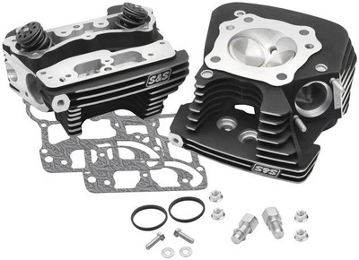 S&S Super Stock Cylinder Head Kit 79cc Black #106-3233 Harley Davidson