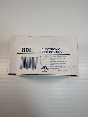 Broan 80L Electronic Speed Control Variable 3.0 Amp 120V 60HZ NOS NEW Open Box 
