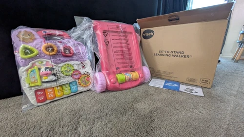 VTech Sit-to-Stand Learning Walker Brand New Pink  Baby Toys Toddler Toys Walker