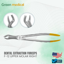 DENTAL EXTRACTION FORCEPS F-12 UPPER MOLAR Right German Grade Stainless Steel
