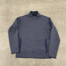 Arcteryx Covert Cardigan Mens L Blue Full Zip Sweater Fleece Full Zip Pockets