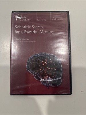 Great Courses: Scientific Secrets for a Powerful Memory (DVD, 2012) NEW/SEALED