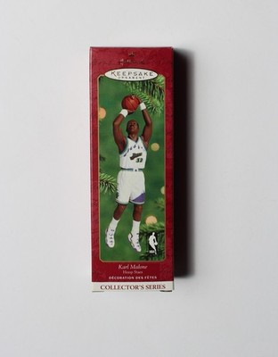 Karl Malone - Utah Jazz 2000 Weihnachts-Ornament NBA Keepsake