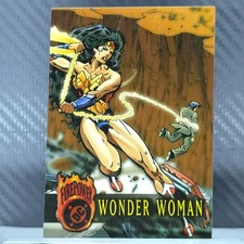 Wonder Woman 1996 SkyBox Outburst DC Firepower Embossed #57