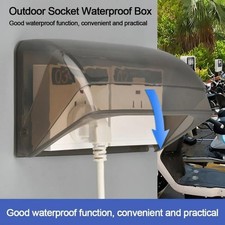 Outdoor Electrical Waterproof Cover Type 86 for Double Socket Protection