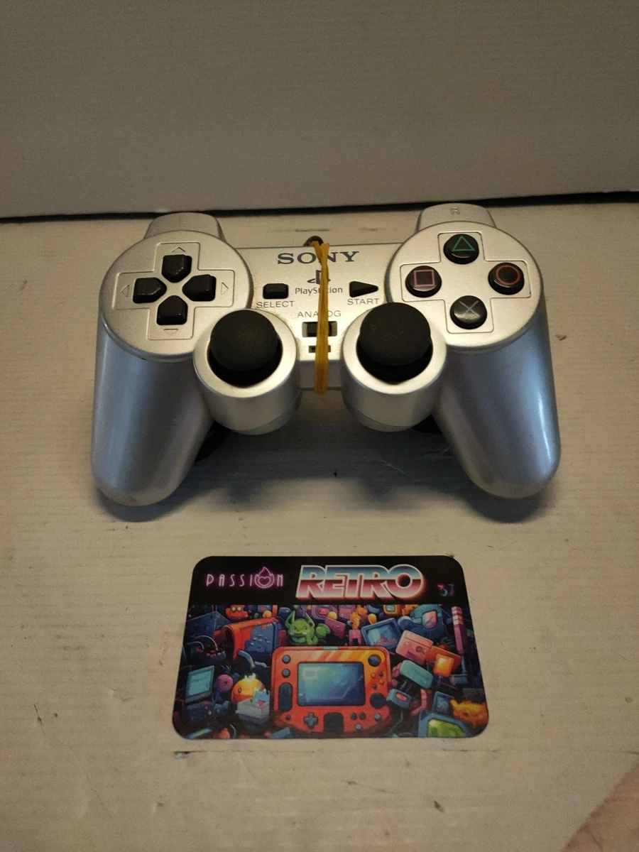 Manette PS2 DUALSHOCK 2 - Couleur Gris Métal - En Excellent état - Occasion