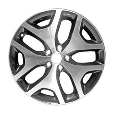 19x7.5 Oem Machined And Dark Charcoal Aluminum Wheel For 2017-2019 Kia Sportage