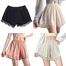 Women s Anti Exposure Safety Shorts Lace Trim Pettipants for Skirts and Dresses