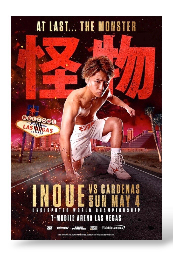 Naoya Inoue サイン入りポスター Naoya Inoue A4 Boxing Gift Idea Signed Autograph Photo