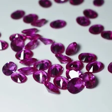 100 Pcs Natural Pink Ruby CERTIIED Treated Oval Cut Loose Gems Ideal for Jewelry