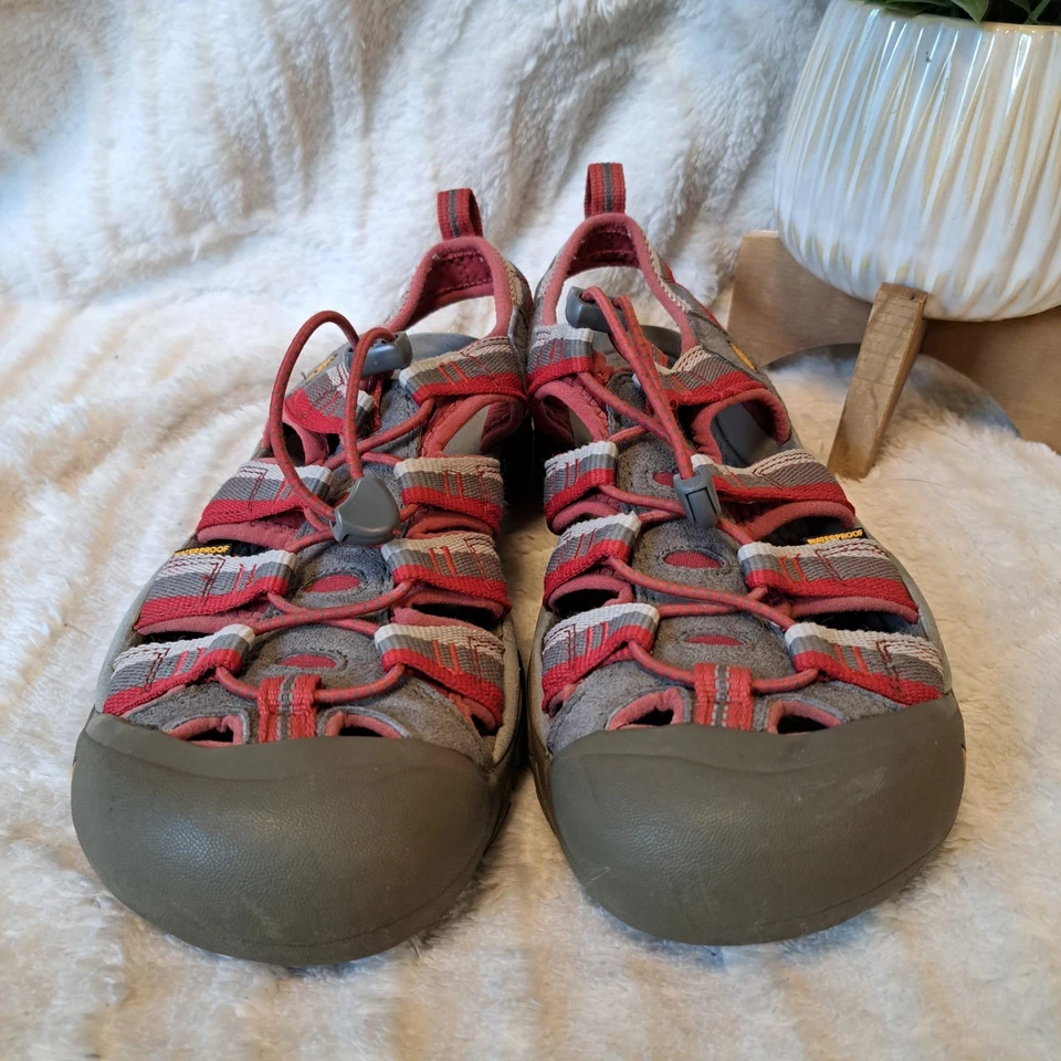 Sandalias Keen Newport H2 impermeables deportivas al aire libre senderismo rojas para mujer talla 9 Foto 2 de 4