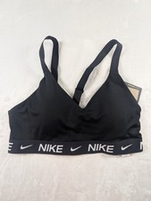 Nike Women's Size XL Indy Medium Support Black Padded Adjustable Sports Bra
