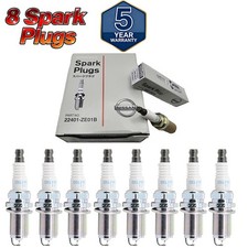 Nissan Titan / Armada 2007 - 2015 and Van series 8 Spark Plugs 22401-ZE01B