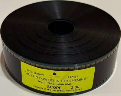 Austin Powers Goldmember 2002 35mm Trailer Scope Mike Myers Comedy Rare Film