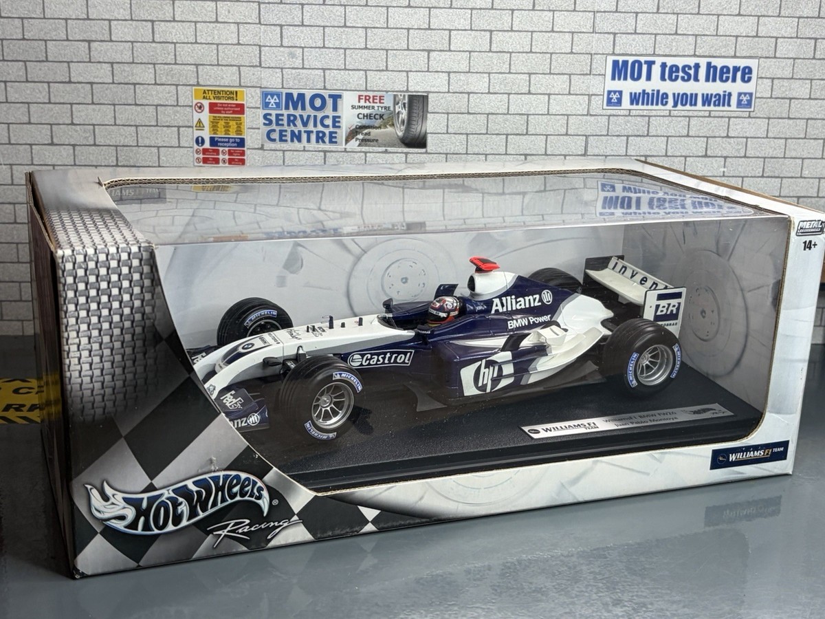 [新品]1/18ウィリアムズF1  FW26 ミニカーセイウチノーズPMA 1:18 *BOXED* HOT WHEELS F1 Formula 1 WILLIAMS FW26 MONTOYA 2004